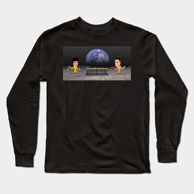 World Ping Pong Long Sleeve T-Shirt by Altrofaker